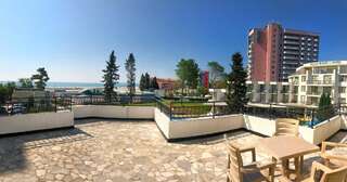 Отель Hotel Cоmplex Avliga Beach - Halfboard Солнечный Берег Люкс с 1 спальней, балконом и видом на море (для 2 взрослых + 2 детей)-4